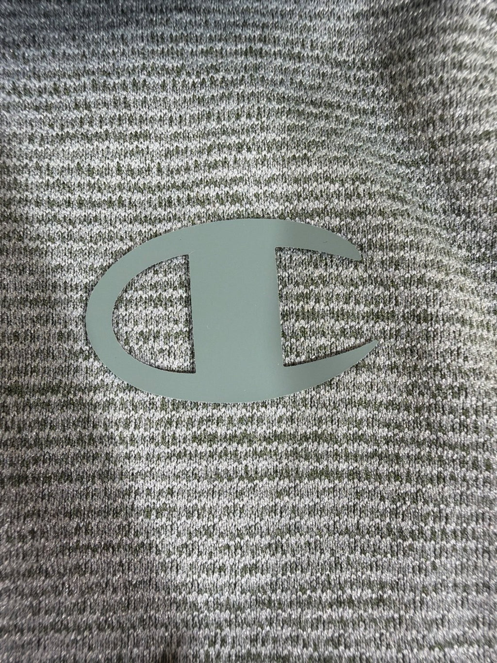Champion Double Dry Men's T-Shirt Large L Gray Heather Moisture Wicking Athletic