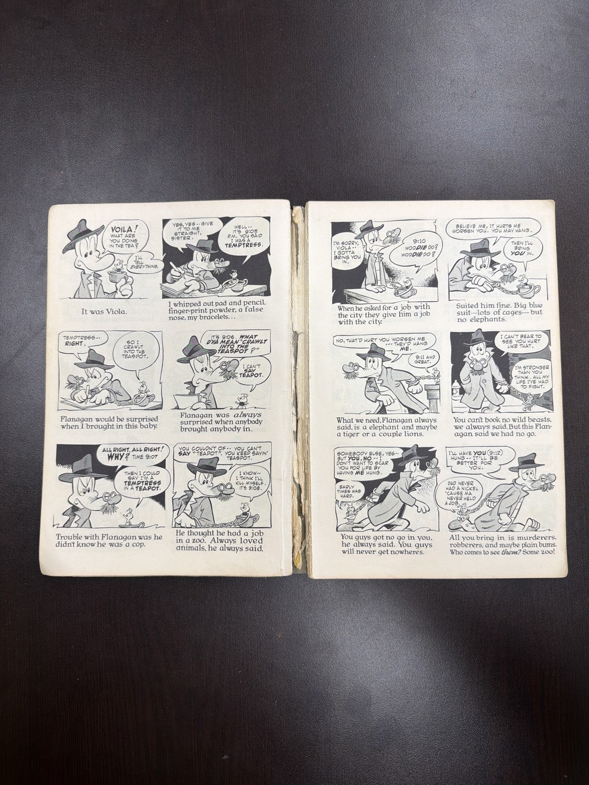 Walt Kelly The Pogo Peek-A-Book Vintage Children's Book Yellow Cover