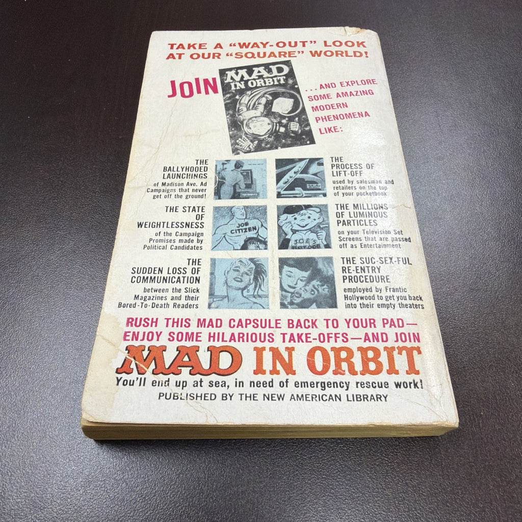 MAD Magazine Paperback Book: #13 MAD IN ORBIT 1962 Signet 1st Print VG