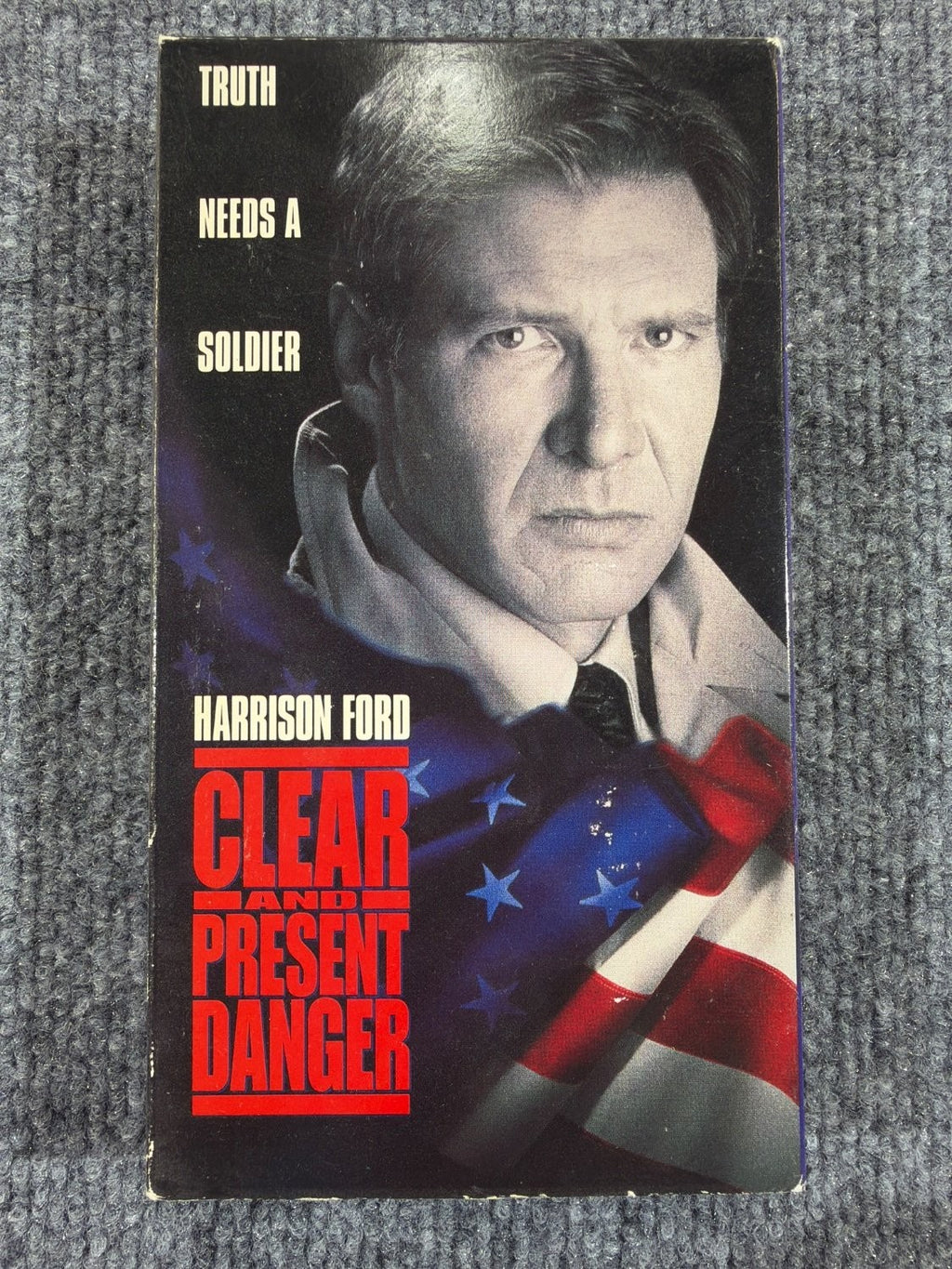 Clear and Present Danger VHS 1994 Harrison Ford James Earl Jones Action Thriller