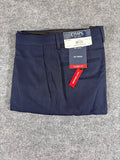 Chaps Men's Classic Fit Suit Trouser Dress Pants 32x32 Blue Flat Front NWT