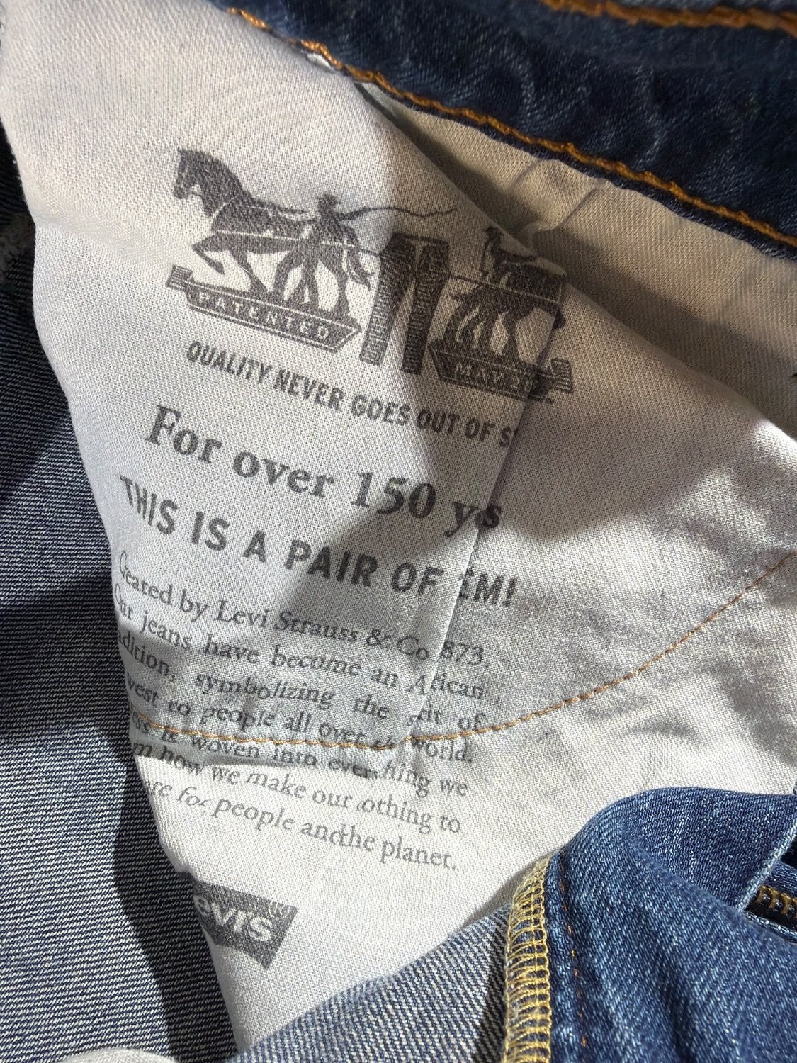 Levi's 505 Regular Fit Straight Leg Men's Jeans Medium Wash Blue W34 L29 EU 34
