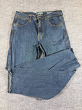 Wrangler Regular Fit Men's Jeans 34x32 Blue Medium Wash Straight Stretch Denim