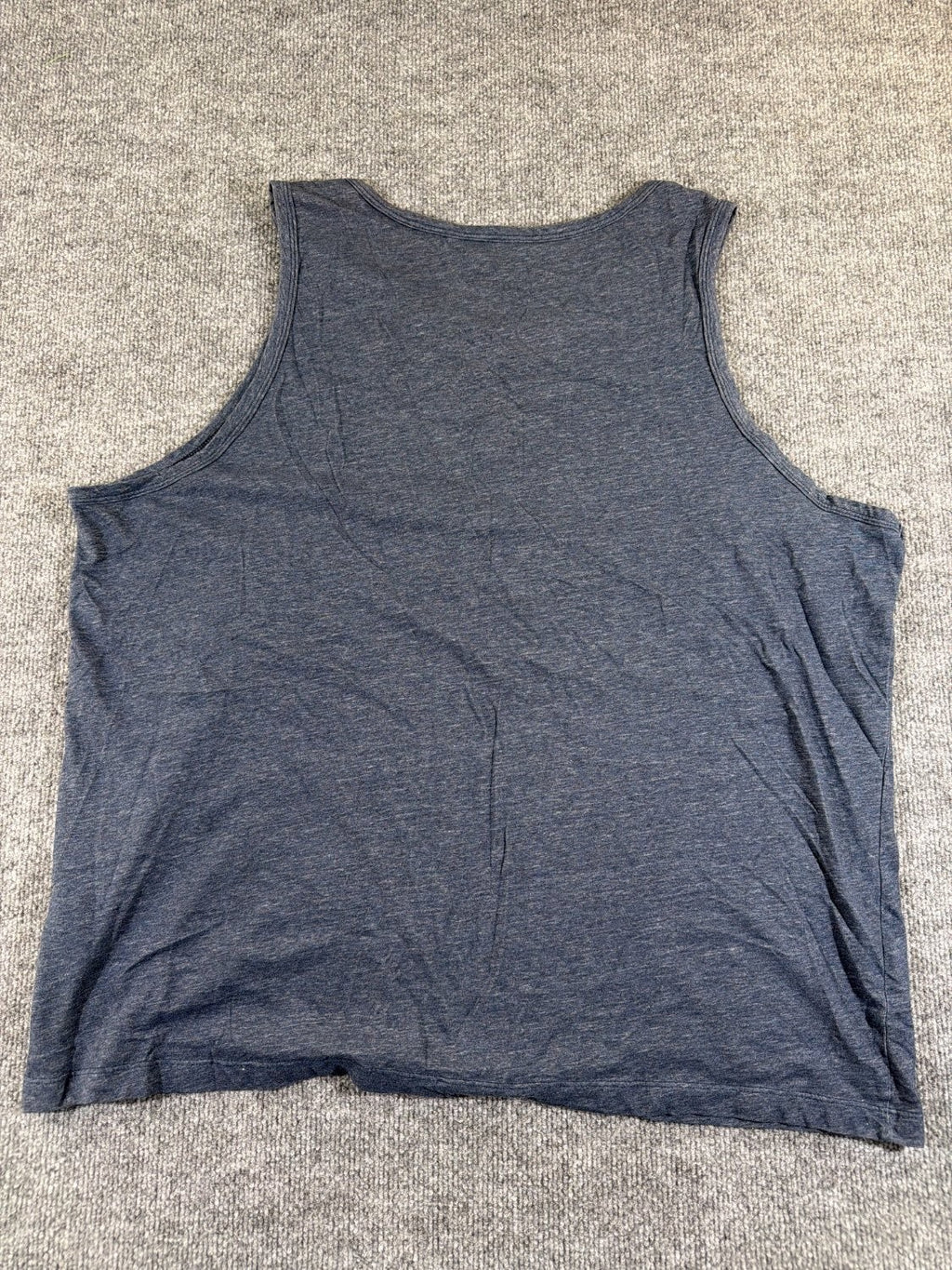 Nike The Nike Tee Dri-FIT Tank Top Men XL Heathered Navy Blue Sleeveless Shirt