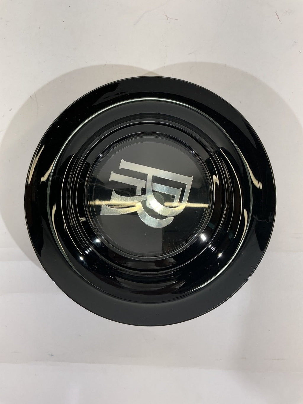 Rolls-Royce Wheel Center Cap Black Silver Self-Leveling Floating RR 2018K183