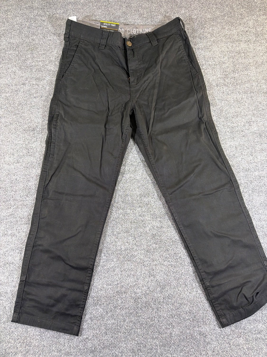 Colorado Clothing Men Utility Pant 32x29 Black Relaxed Fit Stretch 1907258 New