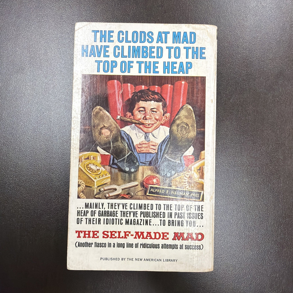 The Self-Made Mad by William M. Gaines (1964 PB) VG shipping included