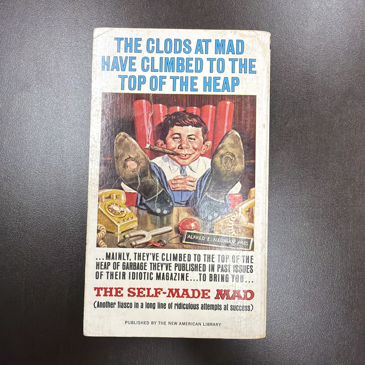 The Self-Made Mad by William M. Gaines (1964 PB) VG shipping included