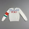 NWT Polo Ralph Lauren White Knitted Sweater Youth XL 16