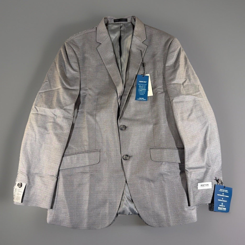Kenneth Cole Reaction Techni-Cole The Flex Coat Men's Blazer Gray Modern Fit NWT