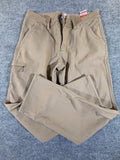 Weatherproof Vintage Utility Cargo Pants Men 34x32 Tan Fleece Lined Canvas Work
