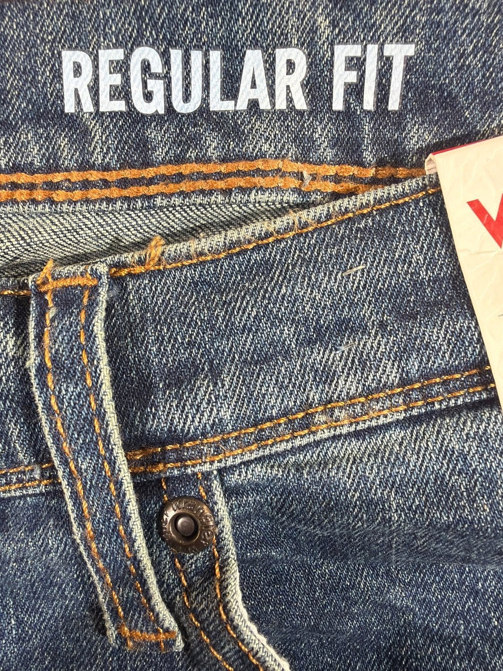 Wrangler Regular Fit Men's Jeans 34x32 Blue Stretch Denim NWT 1796601 Cotton