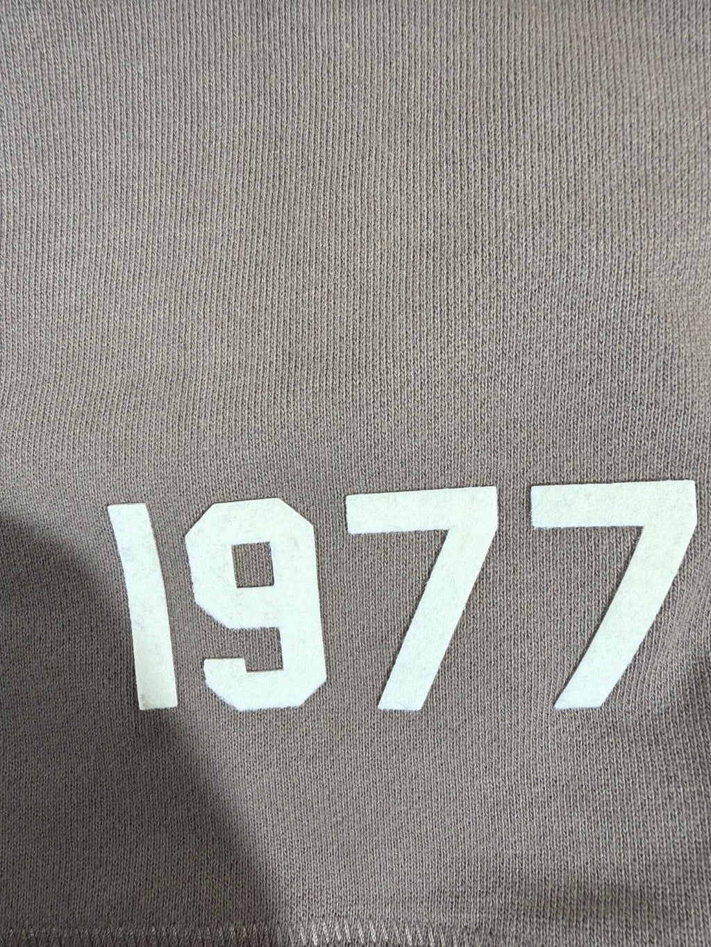 Vintage Fear of God Essentials 1977 Kids Sweatpants Size 12 Taupe Fleece Cotton