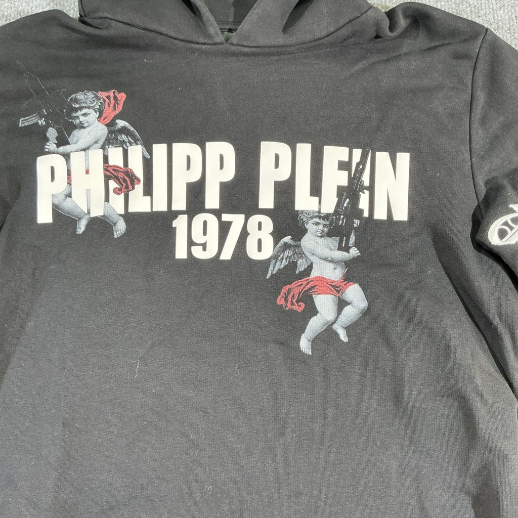 Philipp Plein Sweater hoodie Large Distressed FASHION SIZE M COLLECTIBLE