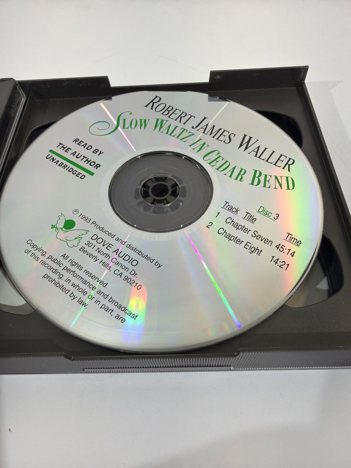 Robert James Waller Slow Waltz in Cedar Bend Audio CD 1993