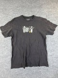 Port Off Shovel Graphic T-Shirt Men's Large Black Cotton Skateboarding