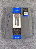 Banana Republic Commuter Flex Pant Men 36x29 Gray Athletic Chino NWT 1951119 New