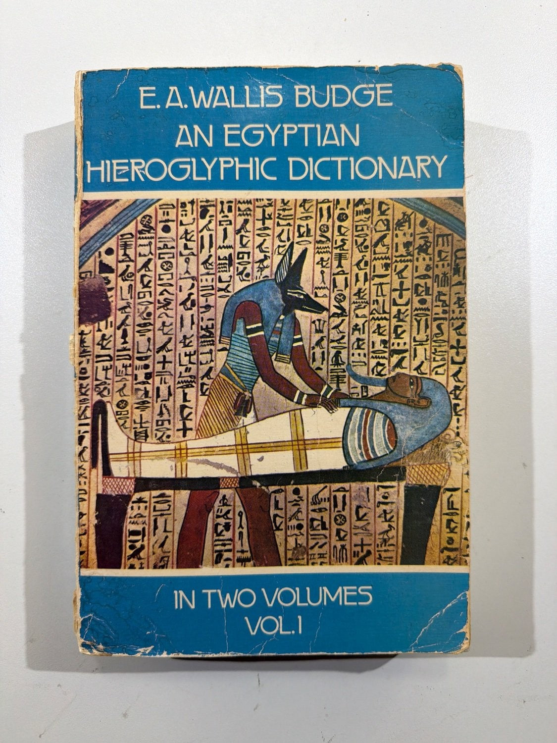 Vintage An Egyptian Hieroglyphic Dictionary E. A. Wallis Budge Vol 1 Dover
