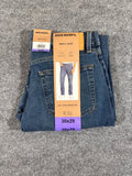 Eddie Bauer Men's Straight Leg Jeans Blue Two-Way Stretch Denim 30x29 NWT EU 30