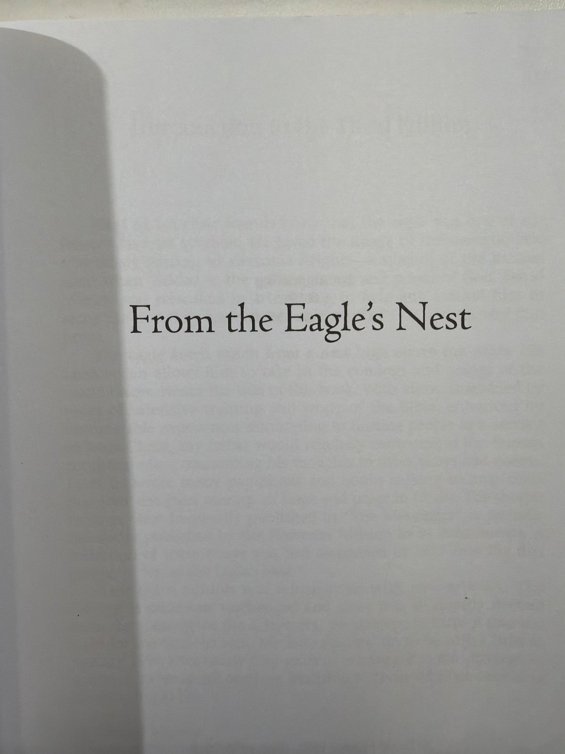 Vintage From The Eagle's Nest David Morsey Harvester Mission Christian Essays