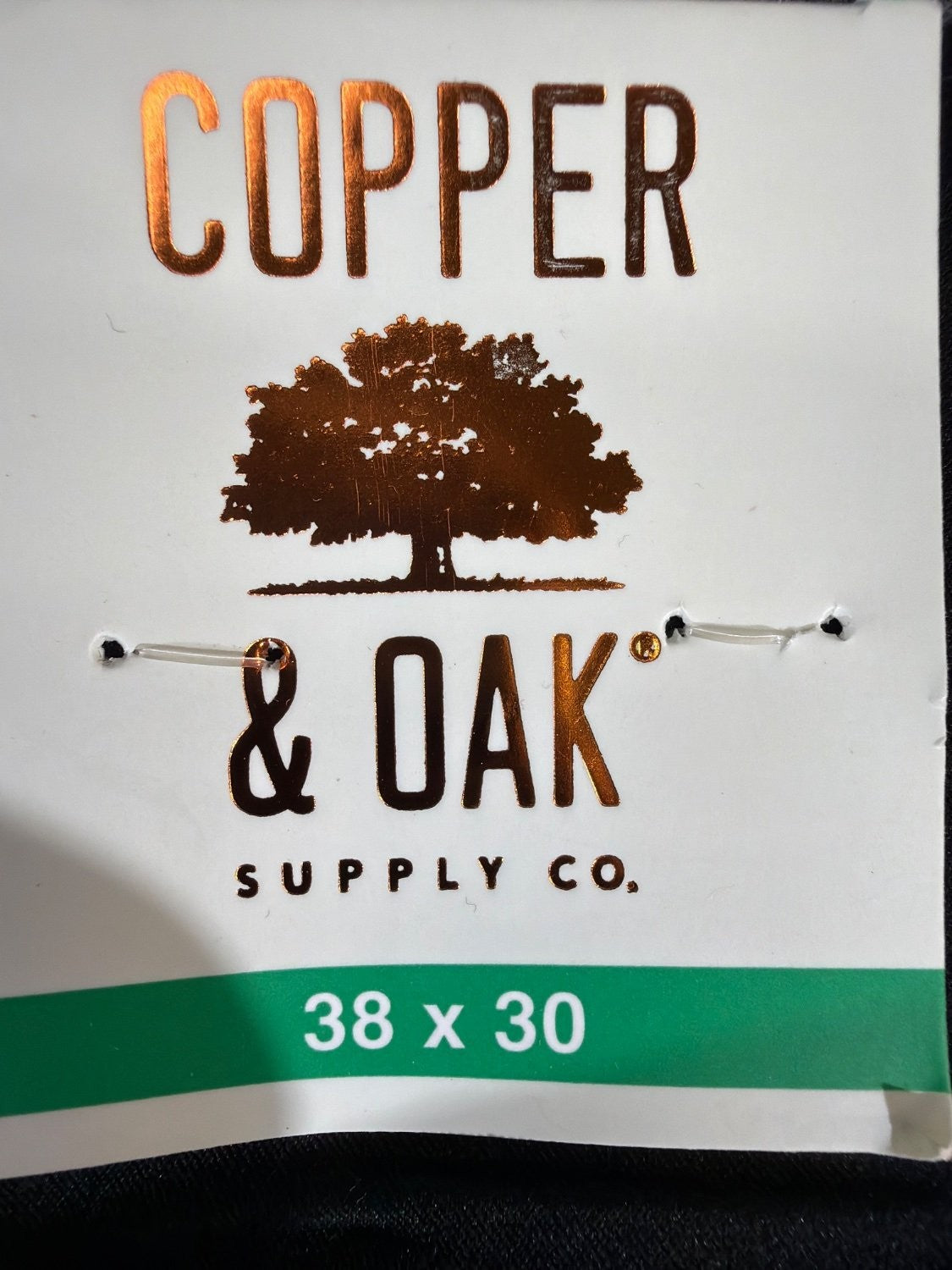 Copper & Oak Supply Co Men's Tactical Cargo Work Pants 38x30 Black Tech Utility