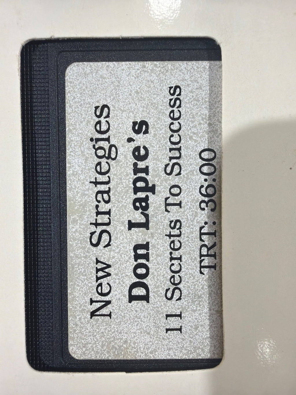 Vintage Don Lapre New Strategies 11 Secrets To Success VHS Tape 1995 Business