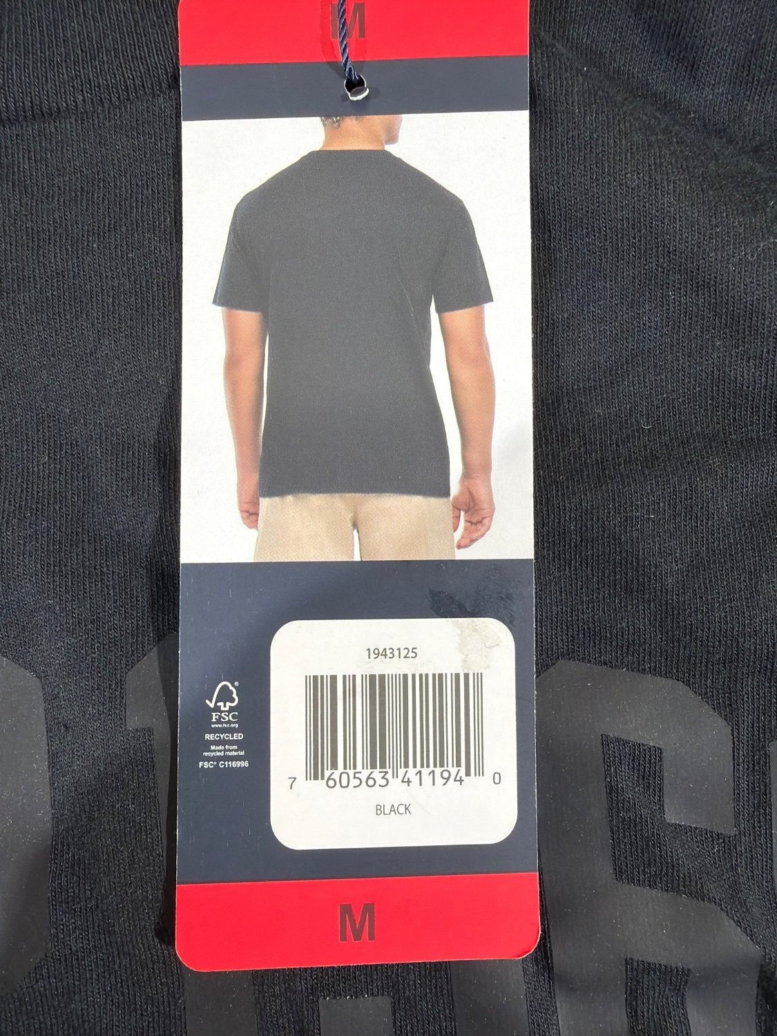 Vintage Gap 1969 Logo T-Shirt Men's Size M Black Cotton Blend Crew Neck Tee NWT