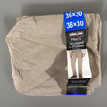 Kirkland Signature Men's Brushed 5-Pocket Pant Tan Stretch Cotton 36x30 NWT