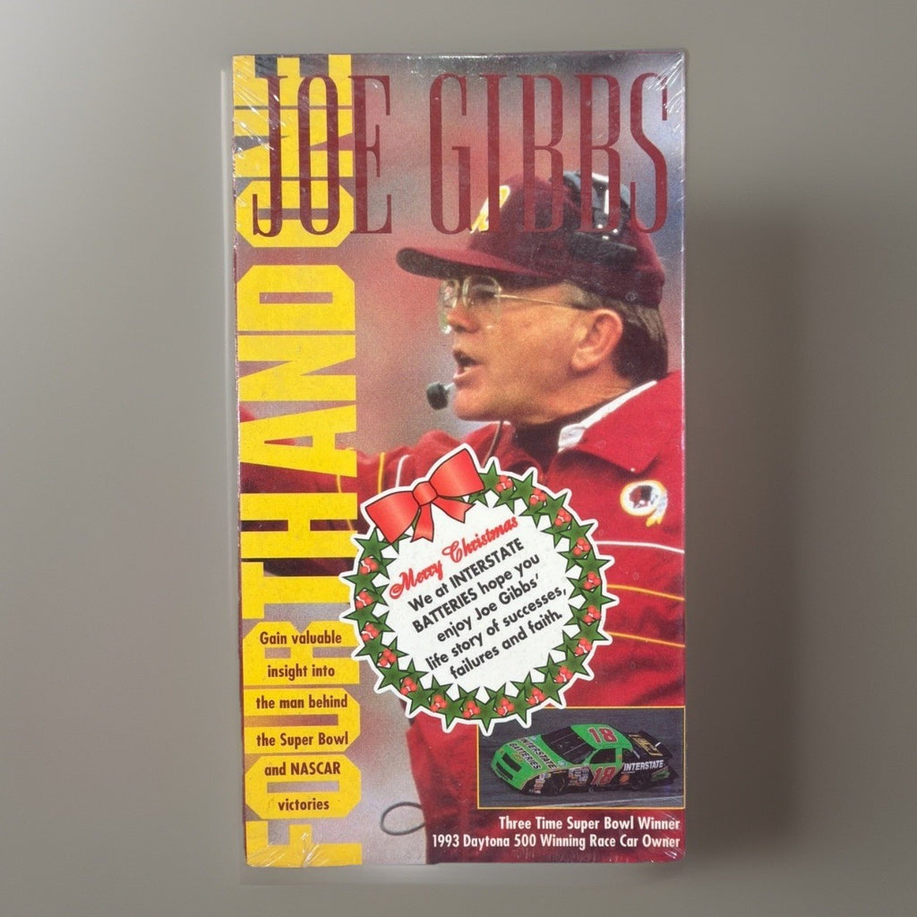 Vintage Joe Gibbs Fourth and Goal VHS Athletes in Action Washington Redskins