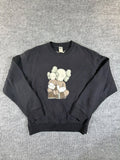Uniqlo UT KAWS Companion Crewneck Sweatshirt Black XXS Graphic Pullover XX Logo