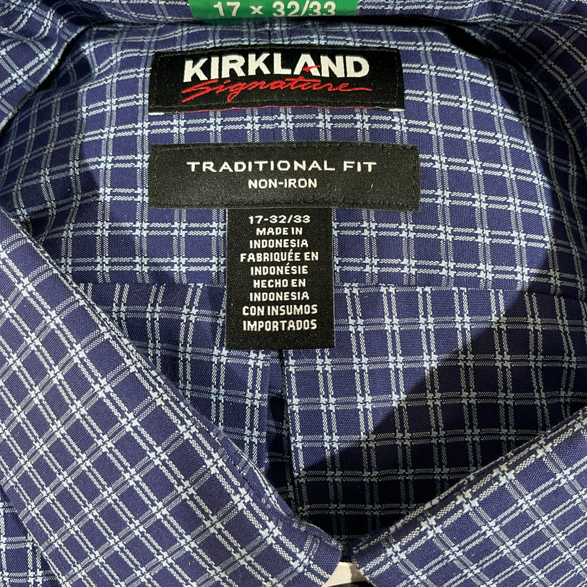 Kirkland Men 17 / 17 32 / 33 Dress Shirt NWT (F042)