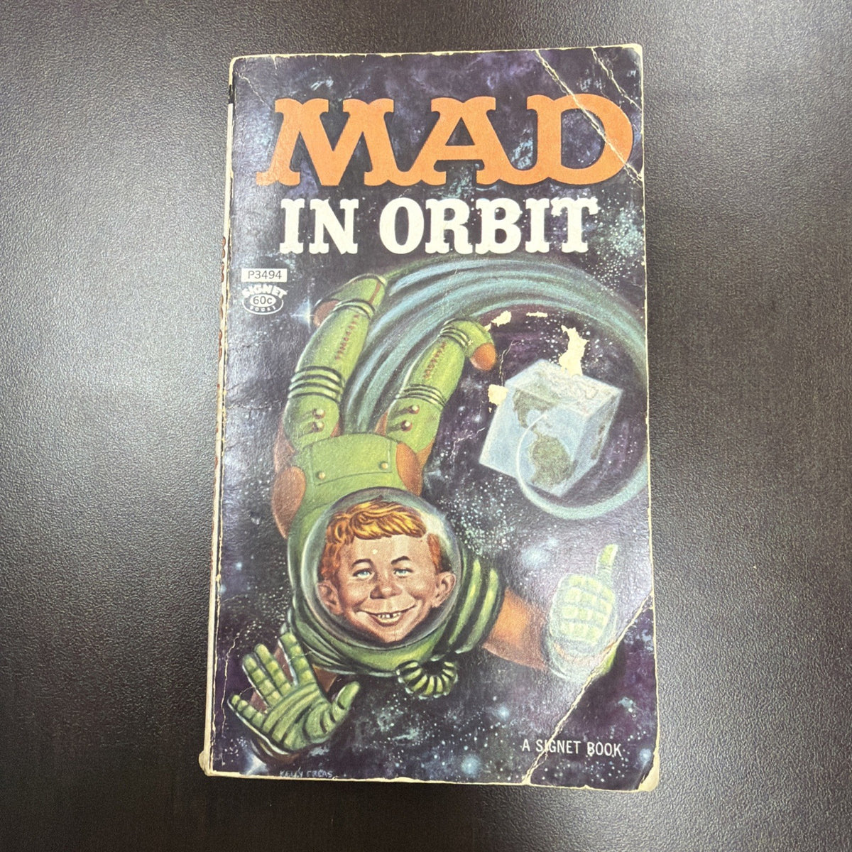 MAD Magazine Paperback Book: #13 MAD IN ORBIT 1962 Signet 1st Print VG