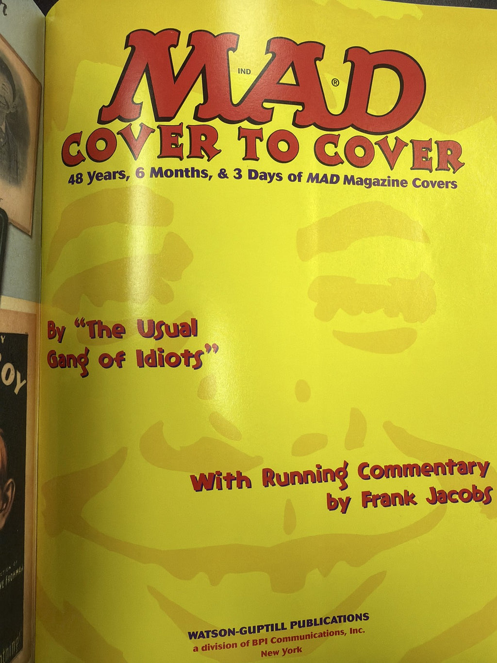 Mad Cover to Cover Book 2000 Edition by The Usual Gang of Idiots