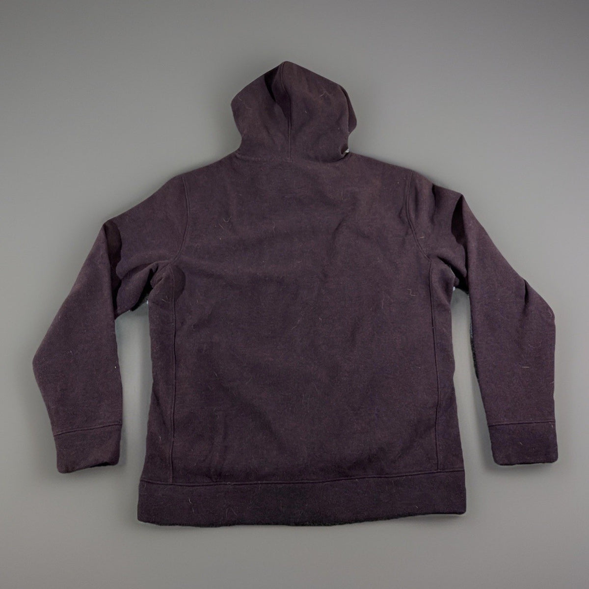 Jachs New York Men's Wool Blend Pullover Hoodie size S Dark Red Long Sleeve NWT