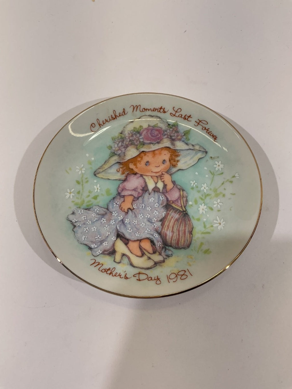 Avon Cherished Moments 1981 Mother's Day Collector Plate Small Multicolor