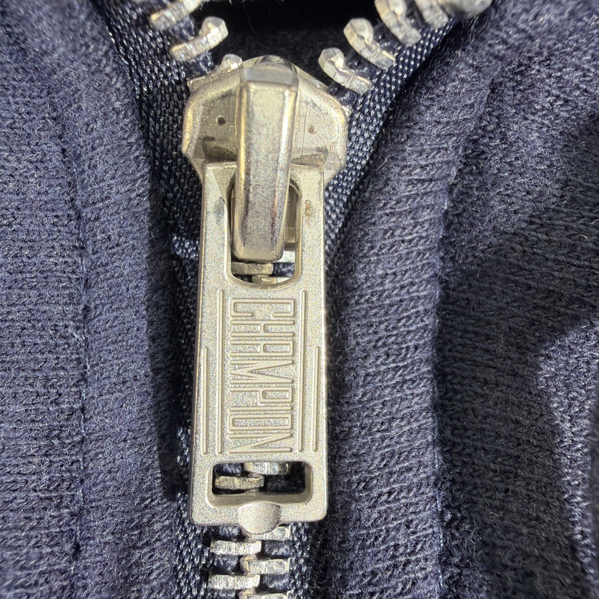 Vintage Y2K Champion Super Hood Full Zip Hoody Navy Blue Men XL