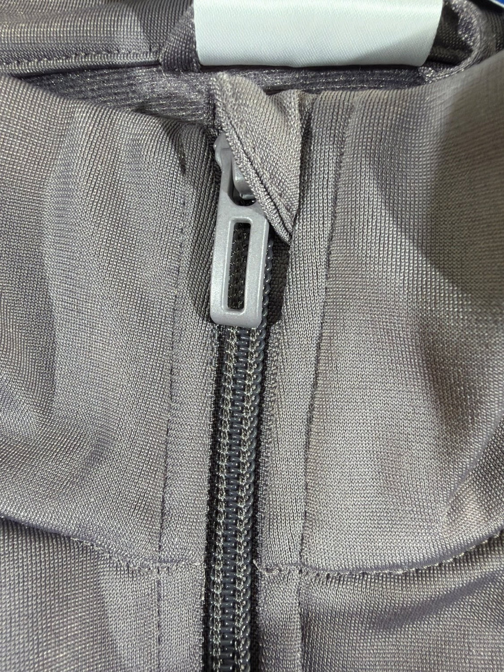 adidas Performance Track Jacket Men's Large Gray Full Zip Athletic NWT