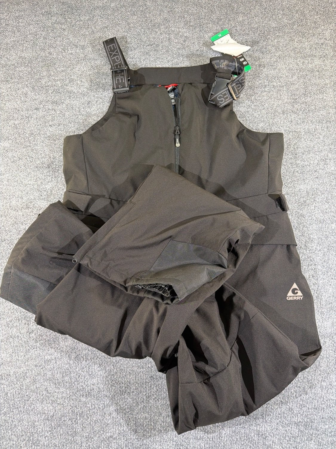 Gerry Men's Snow Bib 590042 Insulated Ski Pants Black XL NWT Water Resistant