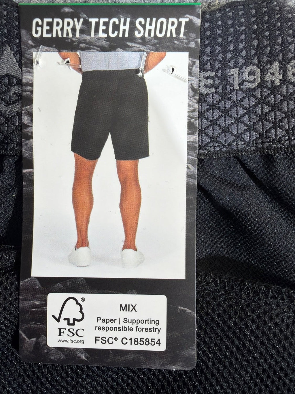 Gerry Tech Short Men's 38 Black Chino Hiking Shorts 1641021 Stretch UPF 30+ New
