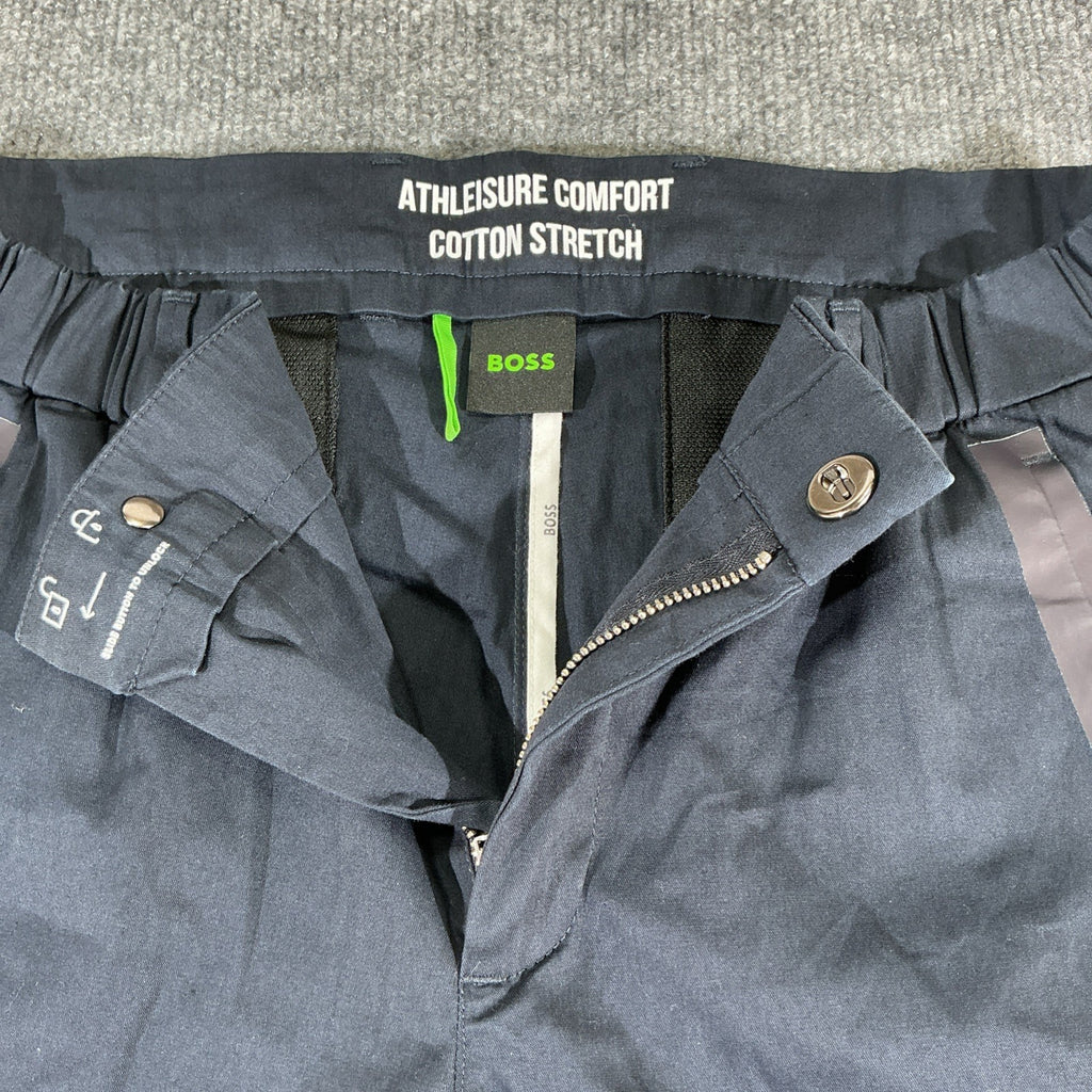 Spring Casual Straight Tube Pants Men Elastic Loose Tapered Work Pants S