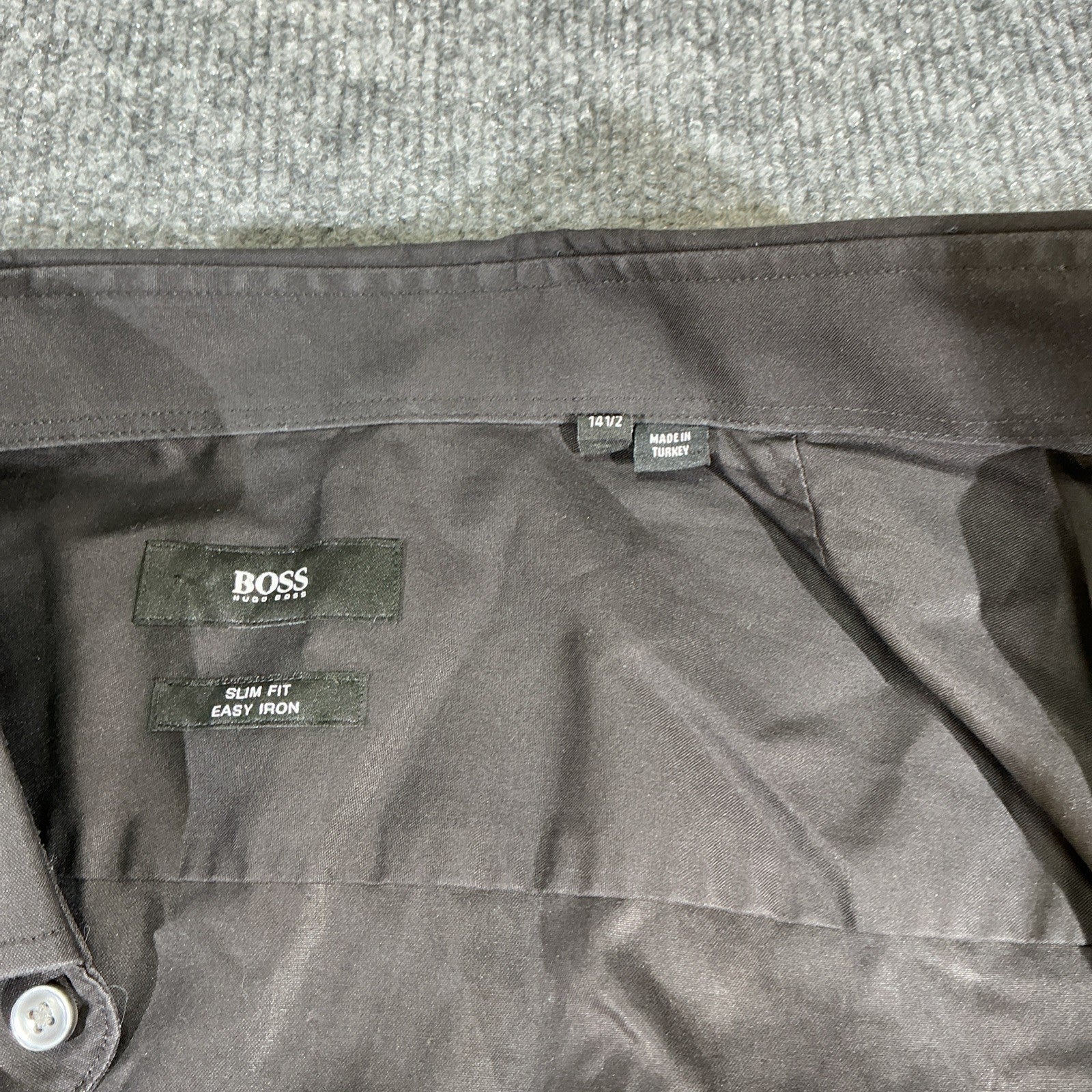 HUGO BOSS Men Philp Casual Formal Long Sleeve Shirt Size M (39 - 15 1/2)