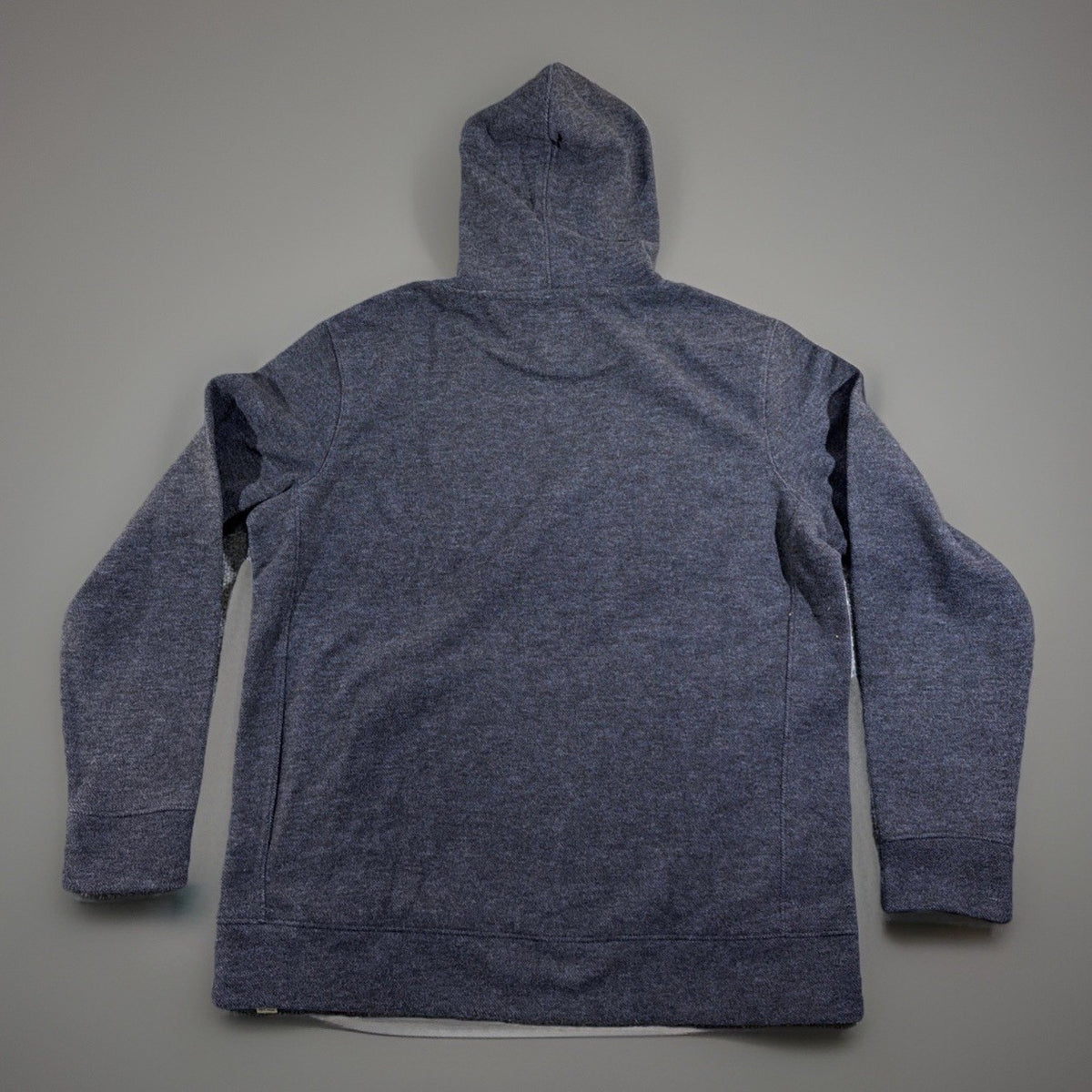 Jachs NY Heavy Knit Hoodie Men M Gray Pullover Cozy Stretch Sweatshirt