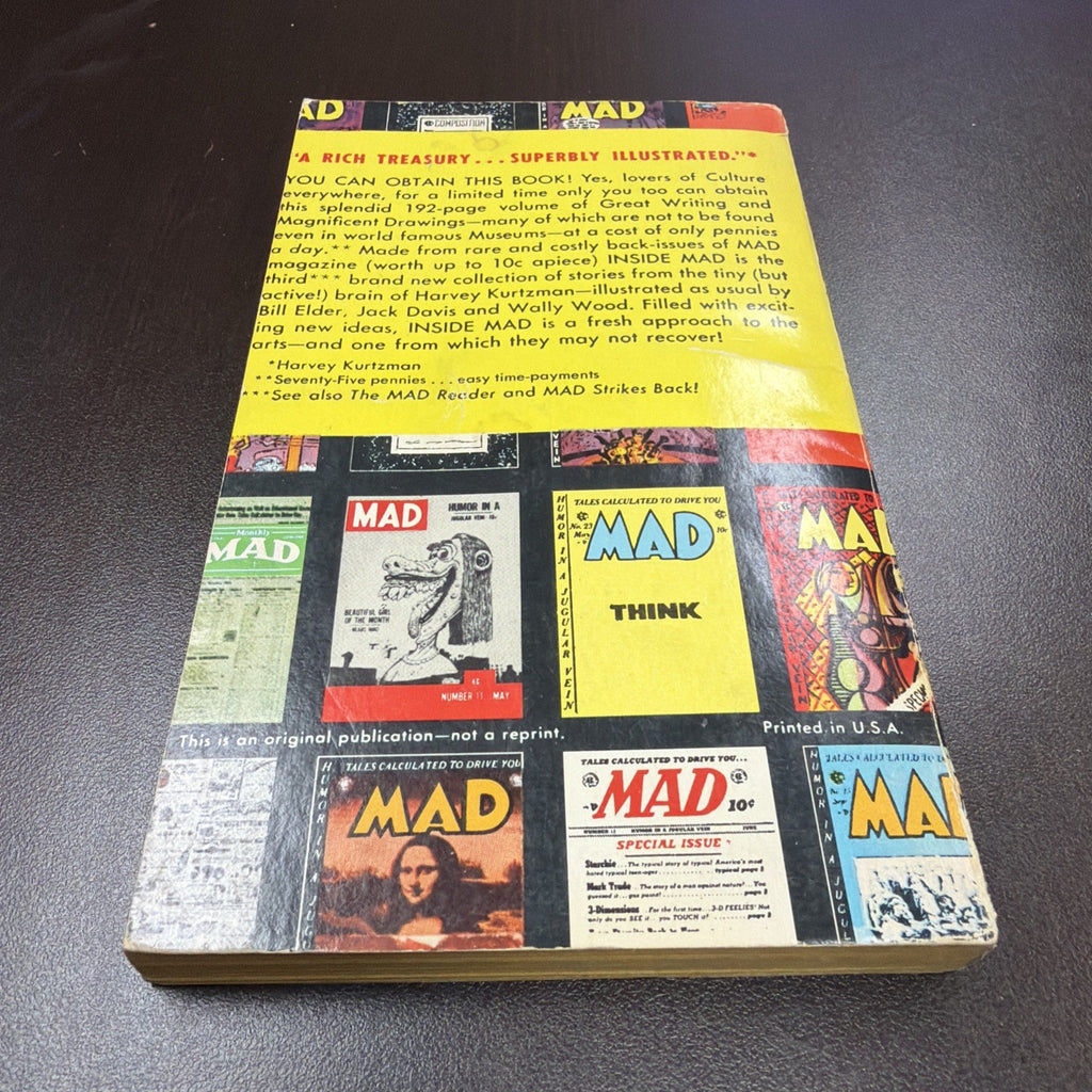 Vintage Inside MAD Paperback Book Ballantine Books Freberg 19th Printing, 1974 