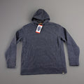 Jachs NY Heavy Knit Hoodie Men M Gray Pullover Cozy Stretch Sweatshirt
