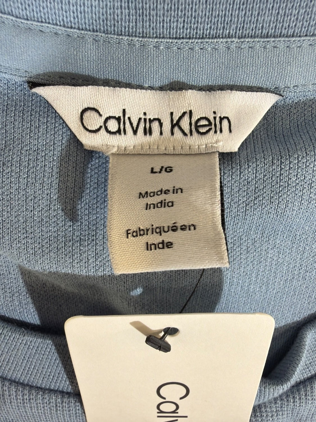 Refined Knits Men L T-Shirt Crewneck Short Sleeve 40EO247 Blue New