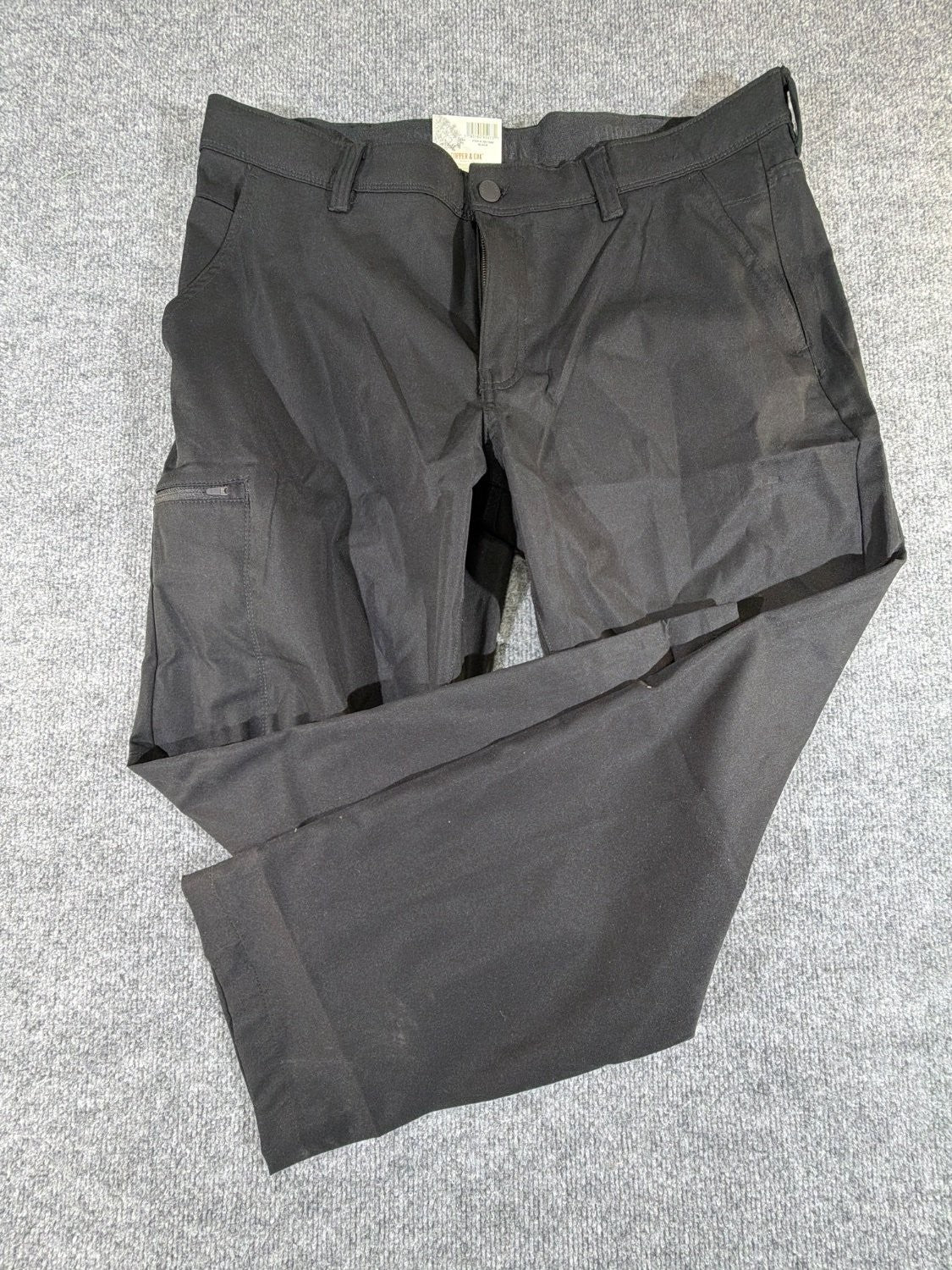 Copper & Oak Supply Co Men's Tactical Cargo Work Pants 38x30 Black Tech Utility