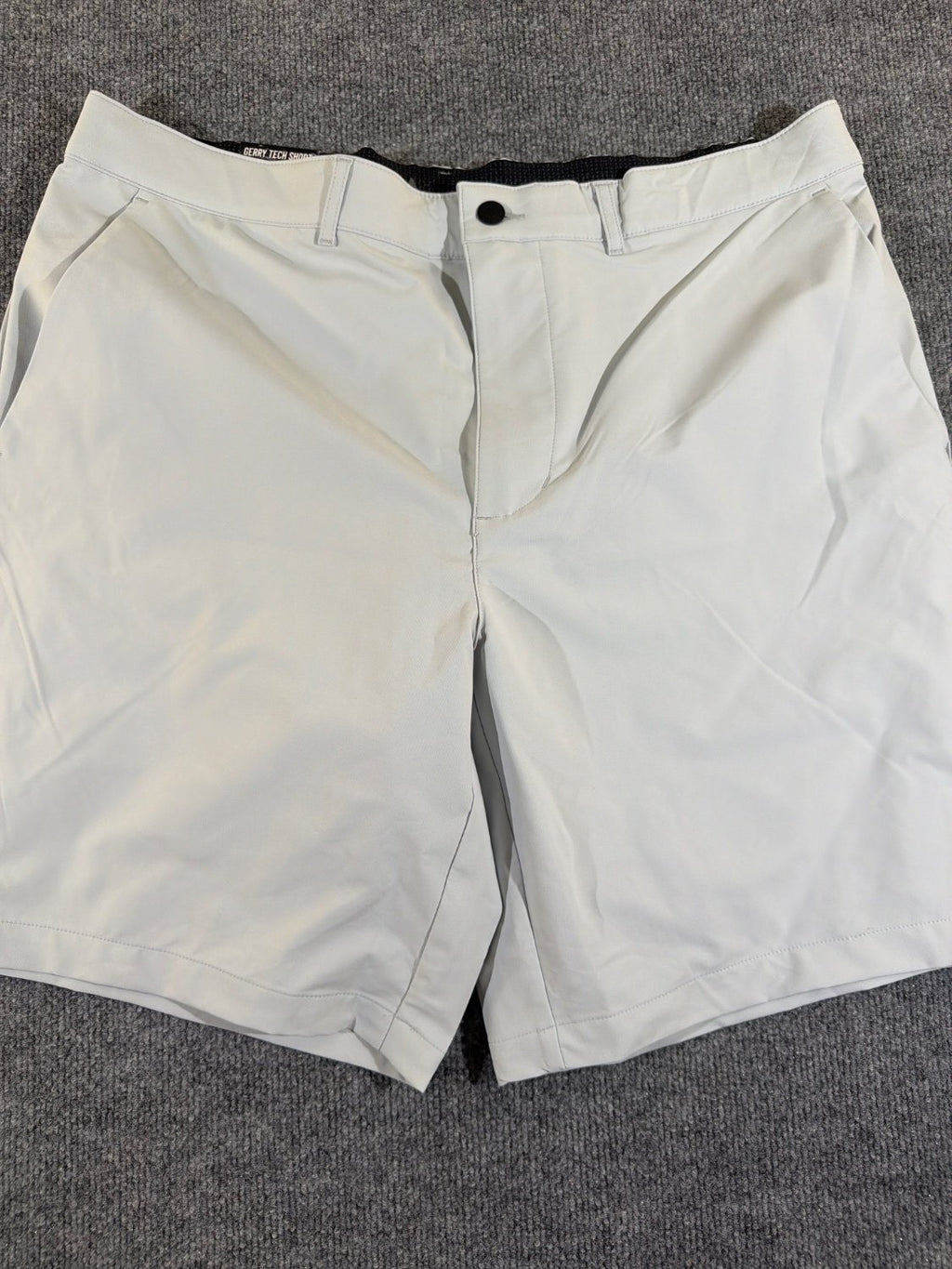 Gerry Tech Short Men's Size 40 Gray Chino Hiking Golf Shorts Stretch UPF 1641001