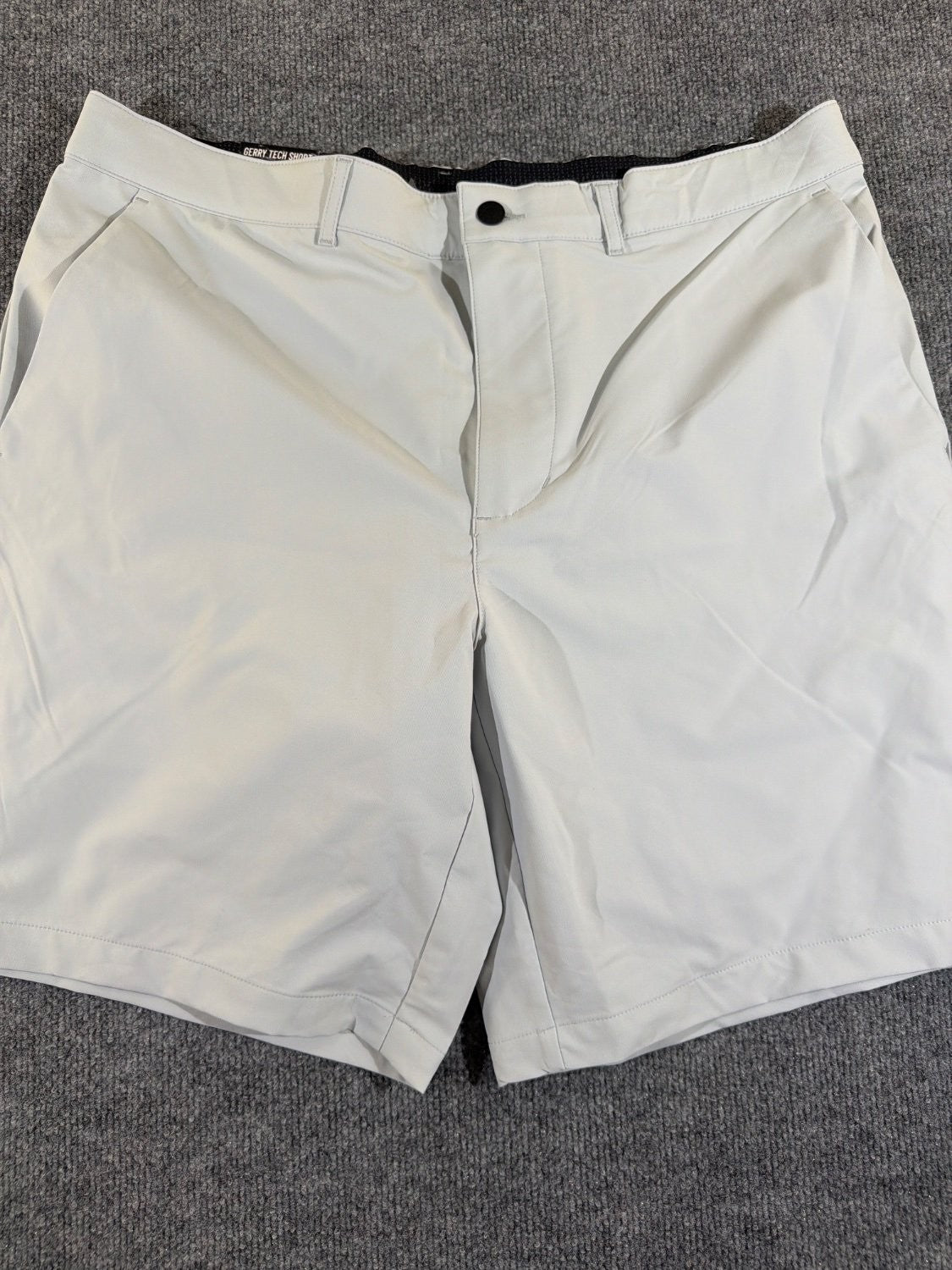 Gerry Tech Short Men's Size 40 Gray Chino Hiking Golf Shorts Stretch UPF 1641001