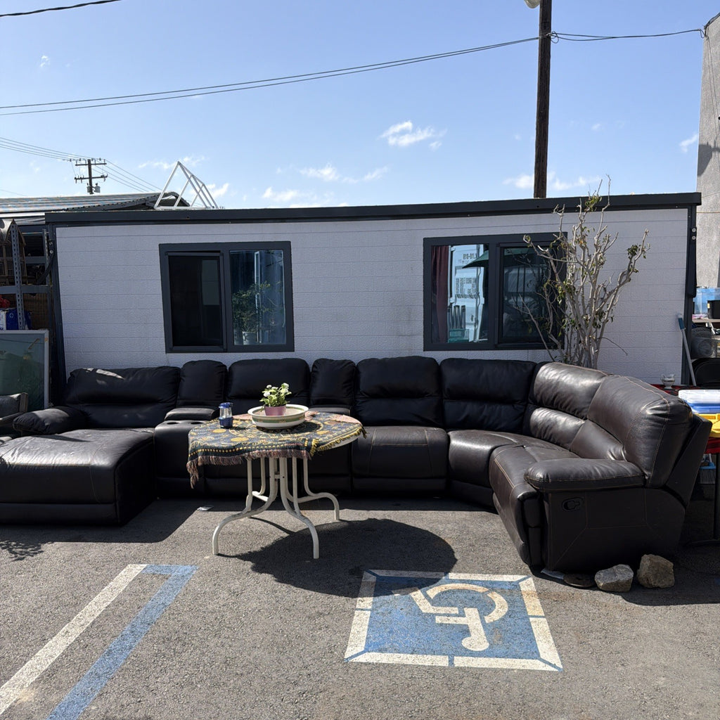 Corner Leather Sofa Couch Living Room Casita Local Pick Up Only Best Offer Free