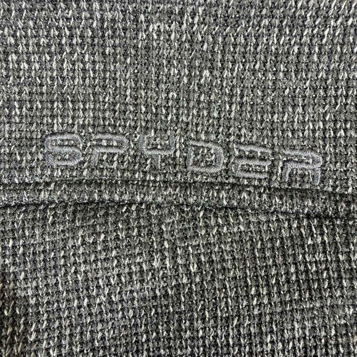 Spyder Men's Full Zip Jacket Gray Black Stand-Up Collar Zipped Pockets Size S